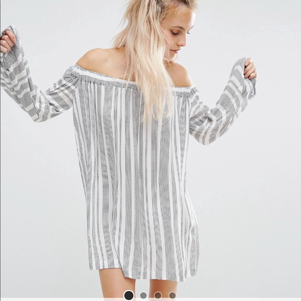 ISO ISO ISO ASOS off the shoulder beach dress